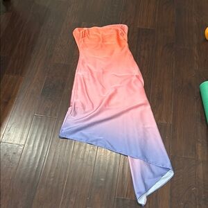 Hutch Gradient Strapless Dress xs